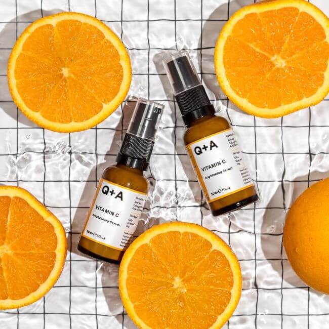 Sérum de vitamina C de brilho Q+A 30ML