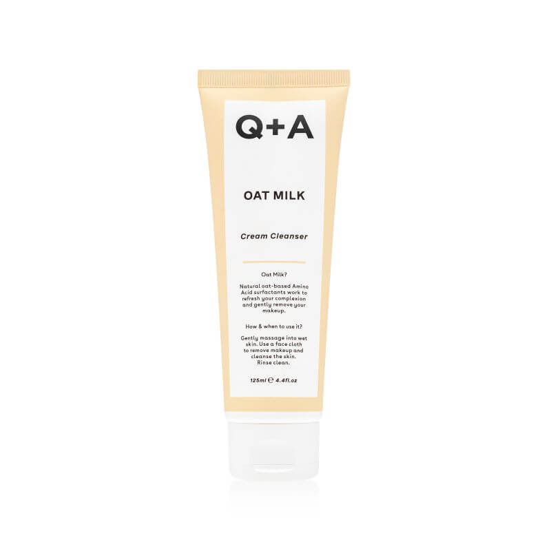 Creme de limpeza de leite de aveia Q+A 125ML