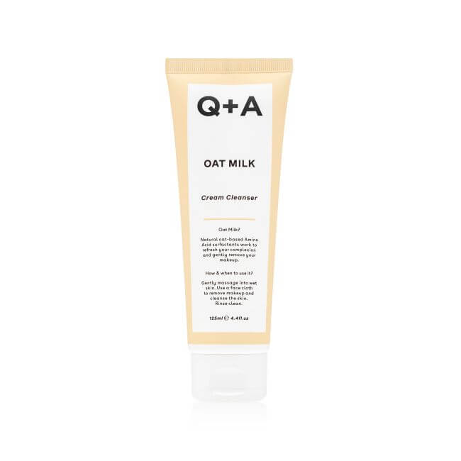 Creme de limpeza de leite de aveia Q+A 125ML