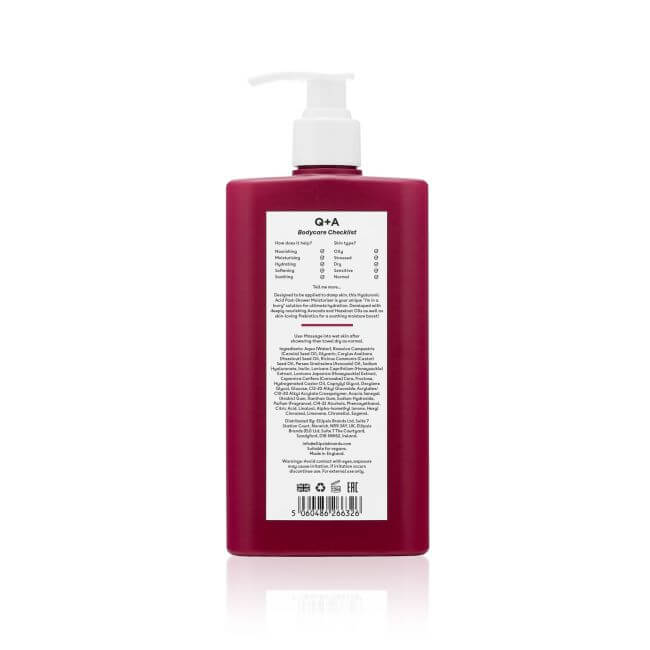 Creme corporal Ácido Hialurônico Q+A 250ML