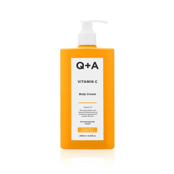 Lichaamscrème met vitamine C Q+A 250ML Lichaamscrème met vitamine C Q+A 250ML