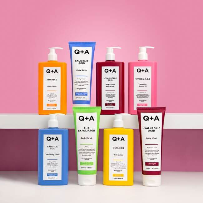 Lichaamscrème met vitamine C Q+A 250ML