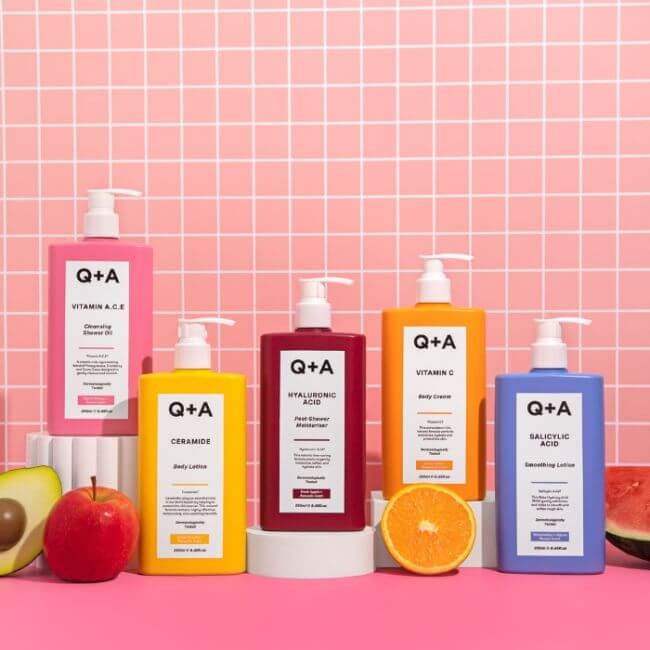 Lichaamscrème met vitamine C Q+A 250ML