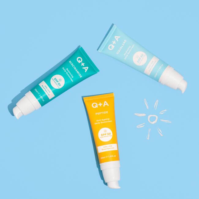 Protetor solar com niacinamida Q+A 50ML