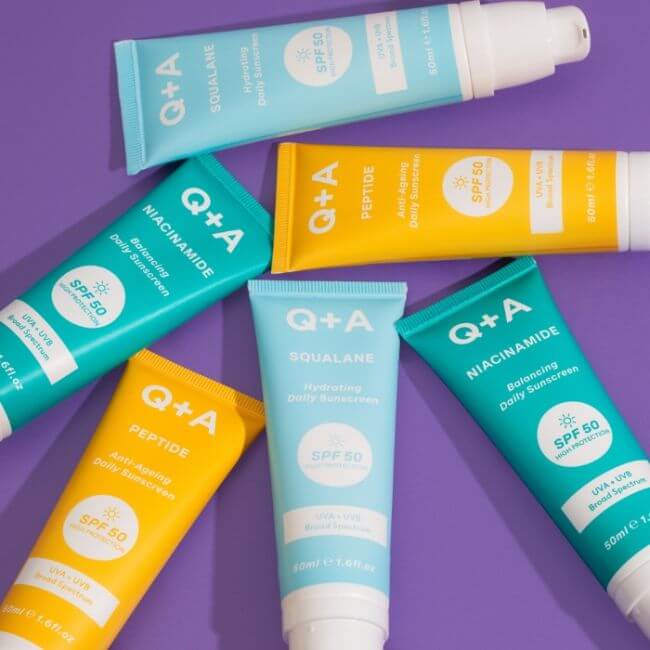 Sonnencreme mit Peptiden Q+A 50 ml