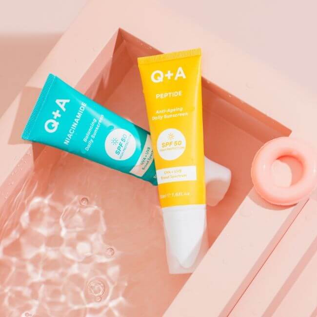 Sonnencreme mit Peptiden Q+A 50 ml