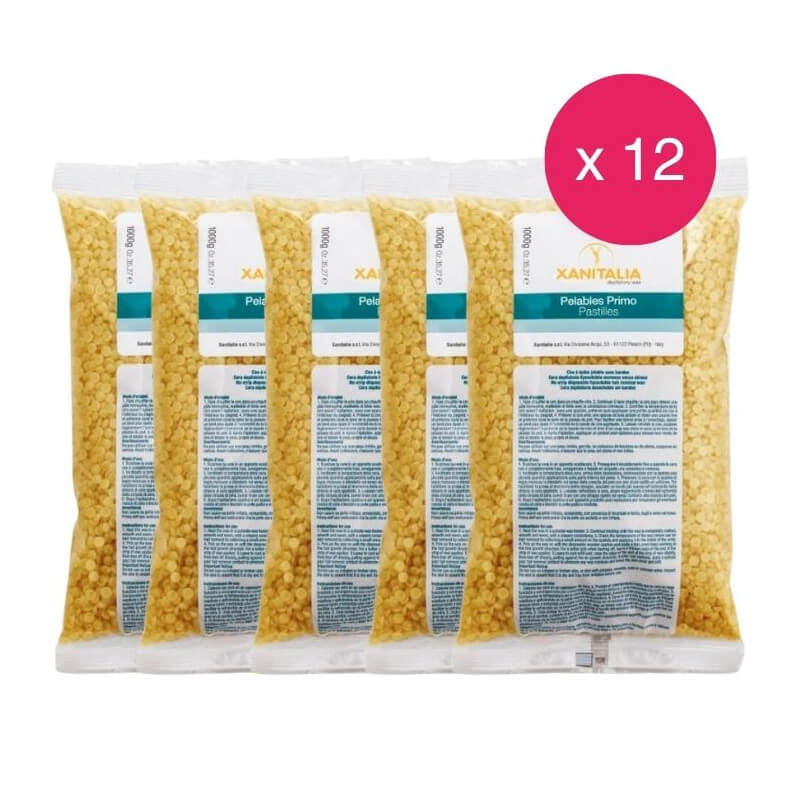 Pack 12 Cerejas Descascadas Mel Pastilhas Xanitalia 1000 g