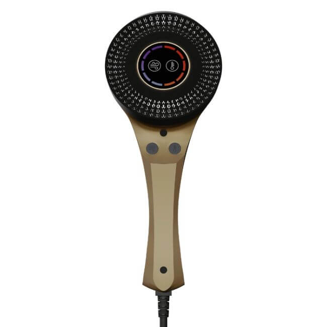 Secador de cabelo sem escova Notus Deluxe Preto Dourado Ultron