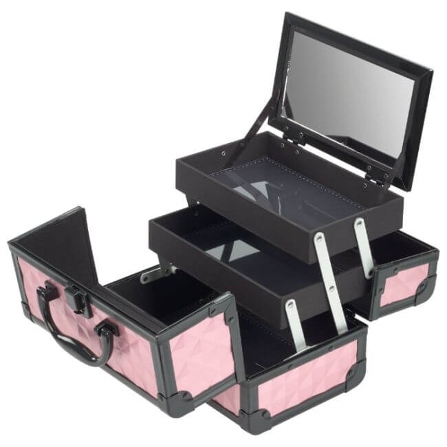 Roze beautycase Sibel