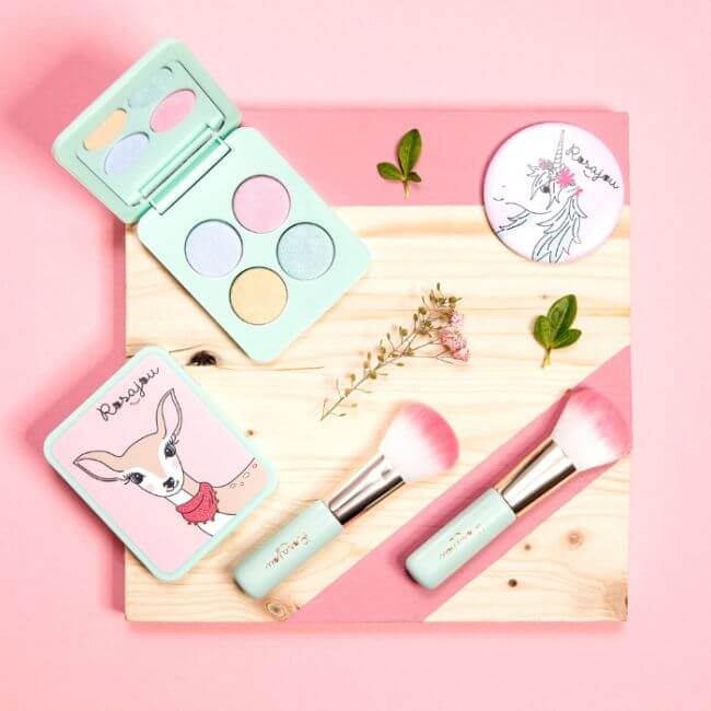 Pincel para bochechas Rosajou