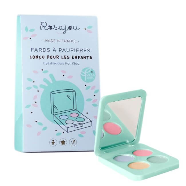 Make-up set met oogschaduwpalet van Rosajou.
