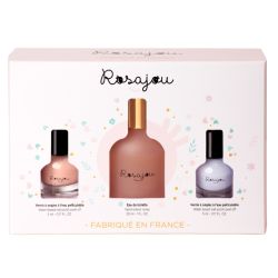 Conjunto de água de colônia + 2 esmaltes Rosajou