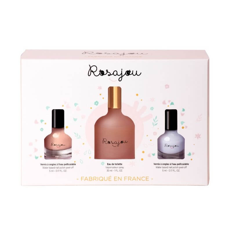 Conjunto de água de colônia + 2 esmaltes Rosajou