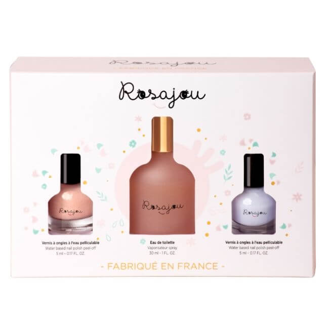 Conjunto de água de colônia + 2 esmaltes Rosajou