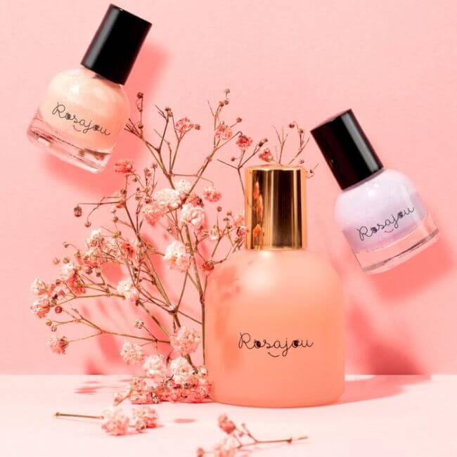 Conjunto de água de colônia + 2 esmaltes Rosajou