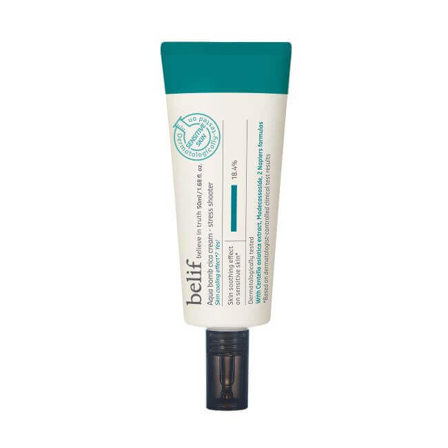 Creme cicatrizante Aqua Bomb Cica Cream Stress Shooter Belif 50ml