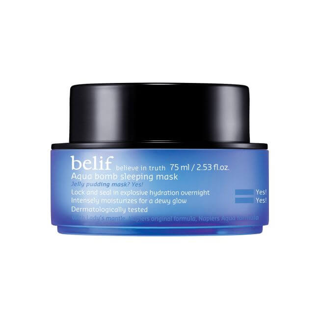 Máscara de dormir Aqua Bomb Sleeping Mask Belif 75ml