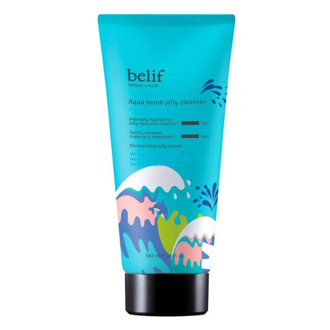 Hydraterende reiniger Aqua Bomb Jelly Cleanser Belif 160 ml