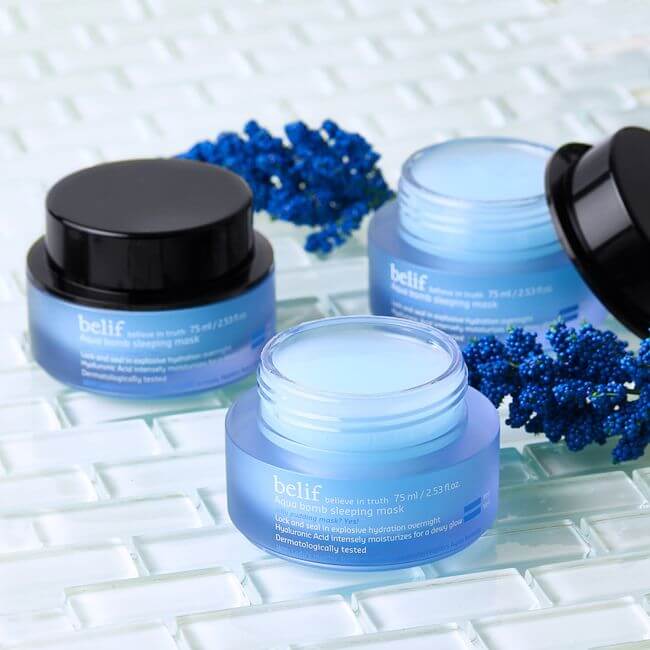 Máscara de dormir Aqua Bomb Sleeping Mask Belif 75ml