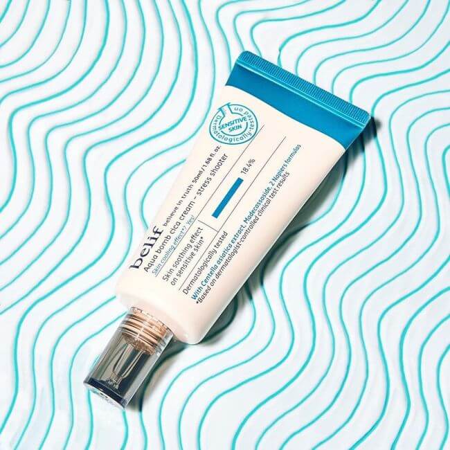 Genezing crème Aqua Bomb Cica Cream Stress Shooter Belif 50ml
