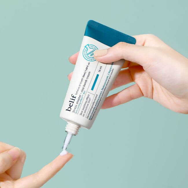 Genezing crème Aqua Bomb Cica Cream Stress Shooter Belif 50ml