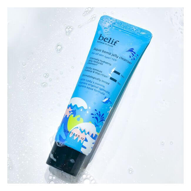 Hydraterende reiniger Aqua Bomb Jelly Cleanser Belif 160 ml