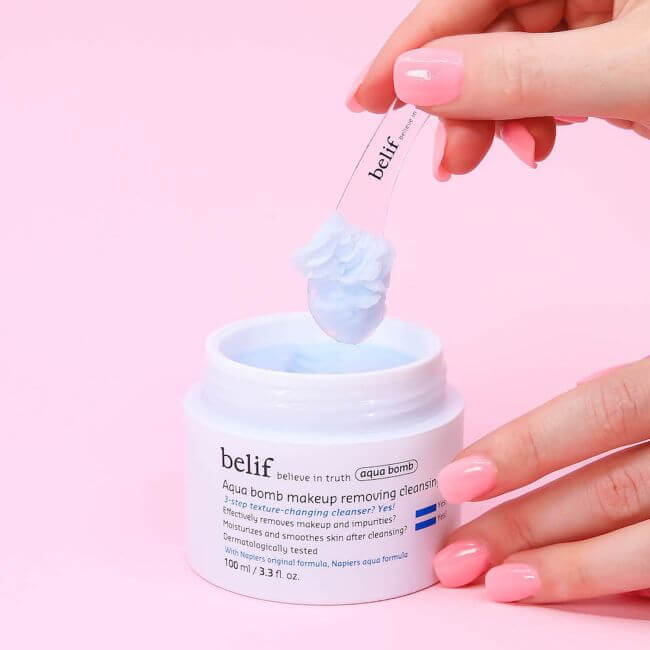 Aqua Bomb Make-up Remover Oil Balm Belif 100ml.