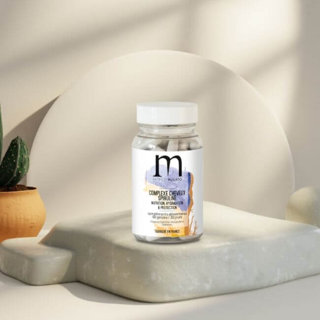 Complémenten voor de voeding Haarcomplex Spiruline Mulato