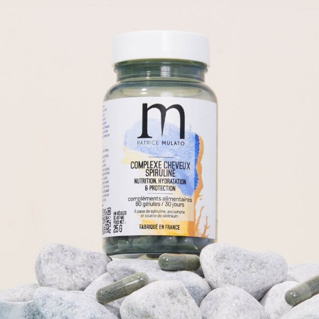 Complémentos alimentares Complexo Cabelo Spirulina Mulato
