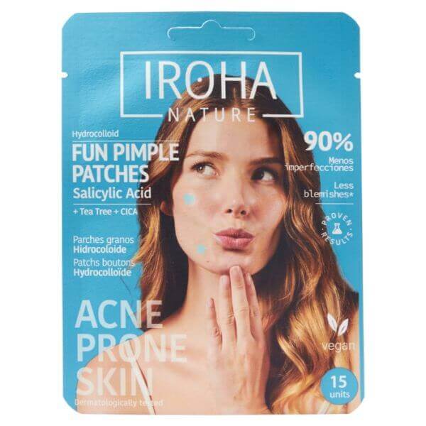 Fun Patchs cuidado anti borbulhas, acne, poros e pontos negros Iroha Fun Patchs cuidado anti borbulhas, acne, poros e pontos negros Iroha