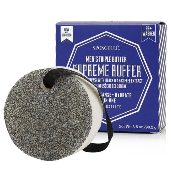 Doordrenkte spons Exfoliërende Douche Supreme Buffer Cedar Absolute Homme Spongellé Doordrenkte spons Exfoliërende Douche Supreme Buffer Cedar Absolute Homme Spongellé