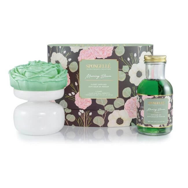Bloemige geurverspreider Morning Bloom Private Reserve Floret geschenkset Spongellé.