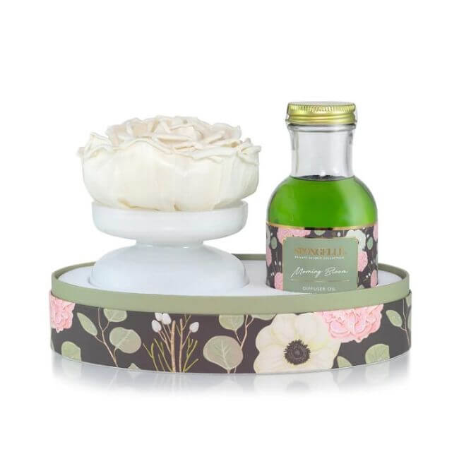 Bloemige geurverspreider Morning Bloom Private Reserve Floret geschenkset Spongellé.