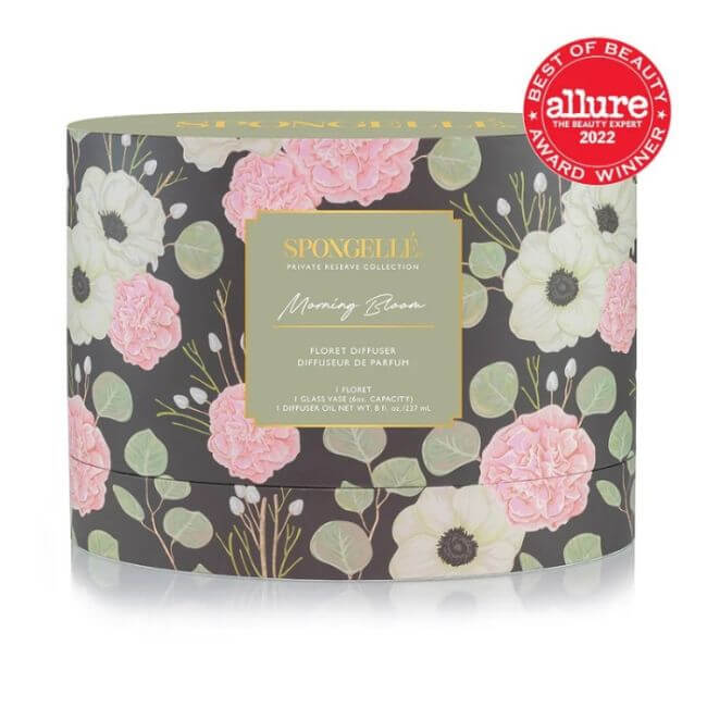 Bloemige geurverspreider Morning Bloom Private Reserve Floret geschenkset Spongellé.