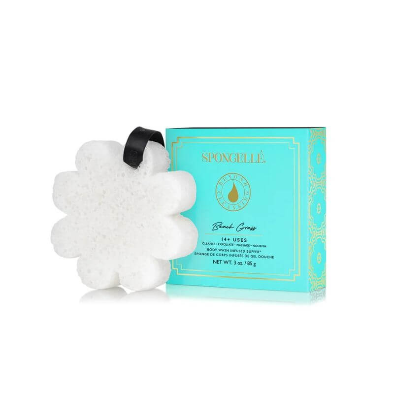 Bloem Buffer Witte Doos Geur Strand Collectie Daisy Spongellé 85 g