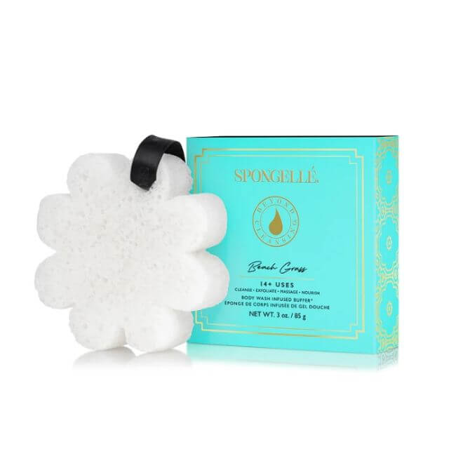 Bloem Buffer Witte Doos Geur Strand Collectie Daisy Spongellé 85 g