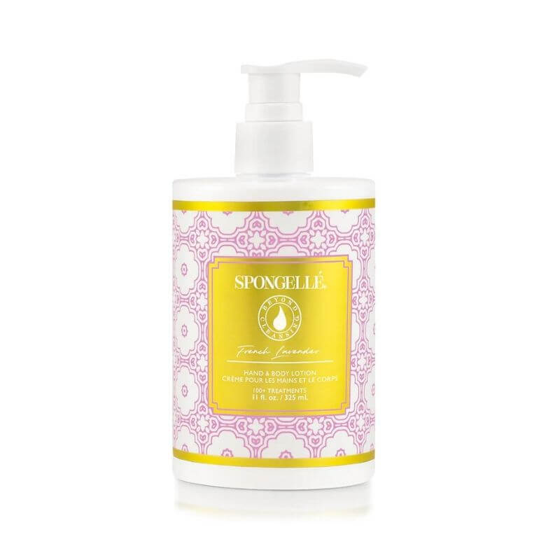 Loção para Mãos e Corpo com Fragrância de Lavanda Luxuosa Spongellé 325ml