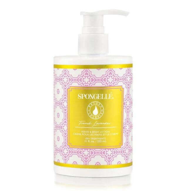 Loção para Mãos e Corpo com Fragrância de Lavanda Luxuosa Spongellé 325ml