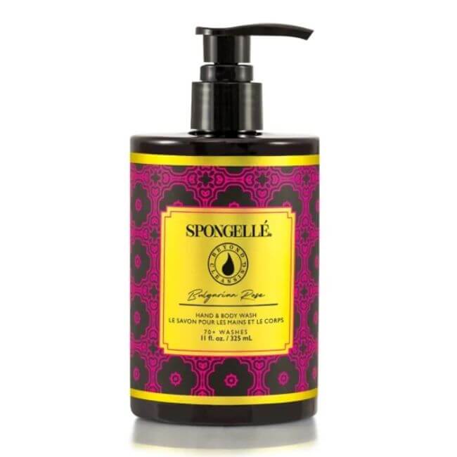 Savon Mains et Corps Rose Bulgare Exquis Spongellé 325ml