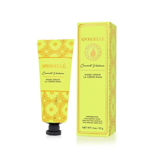Creme para mãos nutritiva Coconut Verbena Spongellé 57g Creme para mãos nutritiva Coconut Verbena Spongellé 57g