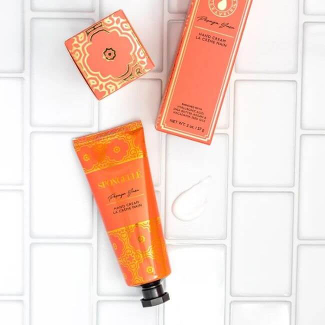Creme para as Mãos Revigorante Papaya Yuzu Spongellé 57g