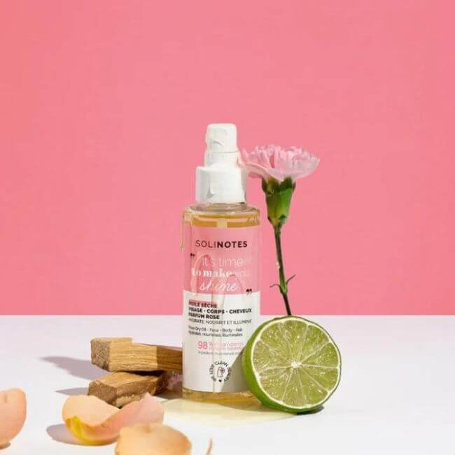 Huile Sèche Rose Solinotes 100ml

Translated to Dutch:
Droge Olie Roos Solinotes 100 ml