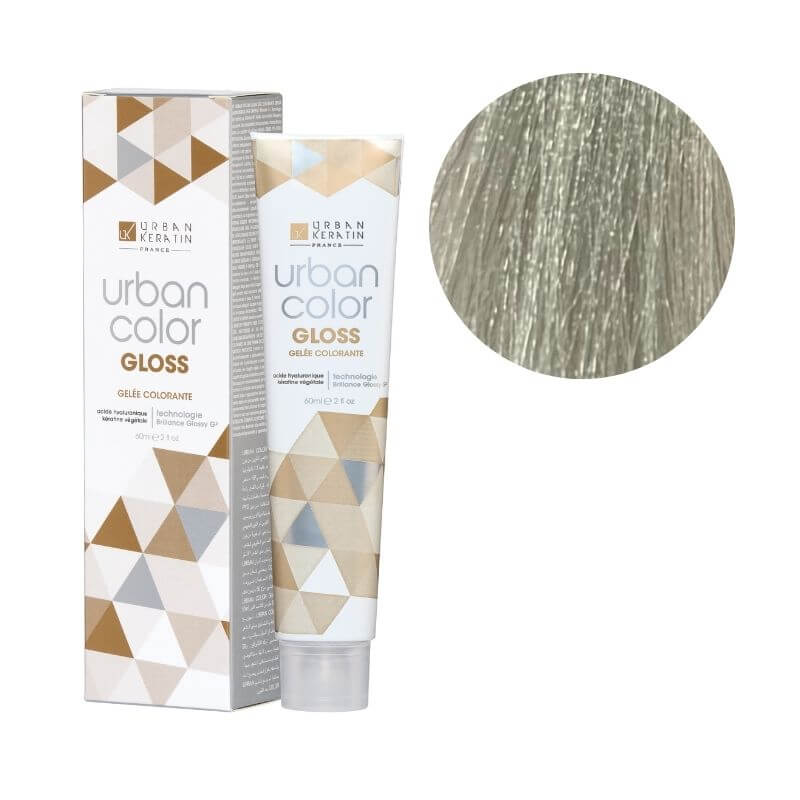 Gel de coloração sem amônia Urban Color Gloss 10.12 Urban Keratin 60ml