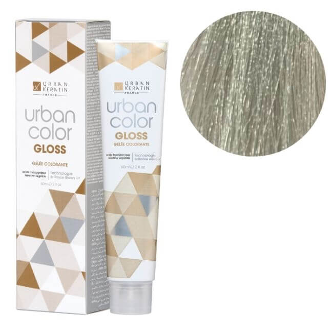 Gel de coloração sem amônia Urban Color Gloss 10.12 Urban Keratin 60ml
