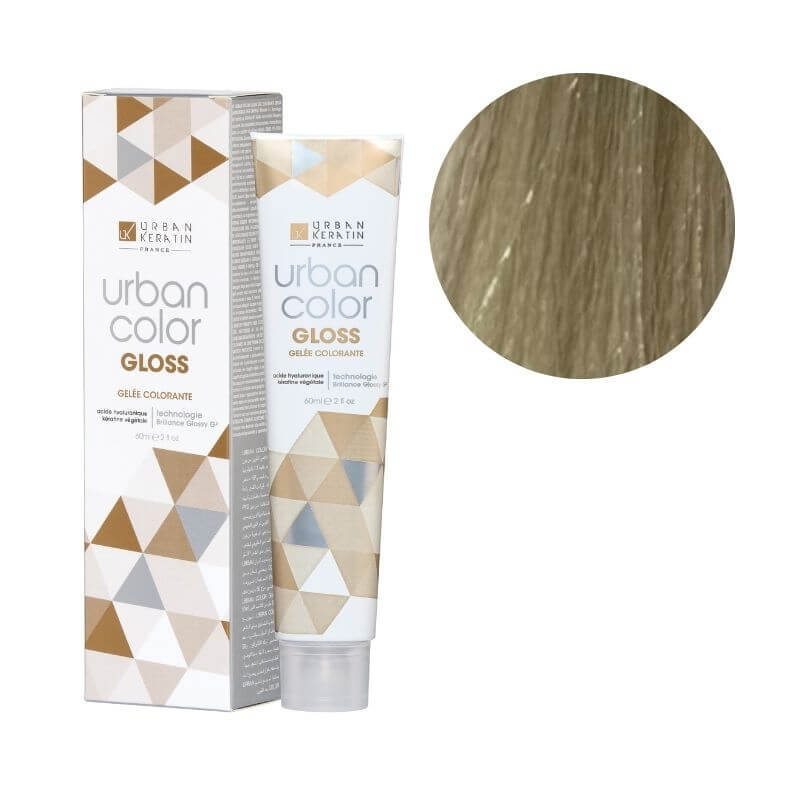 Gekleurde gel zonder ammoniak Urban Color Gloss 10.23 Urban Keratin 60 ml