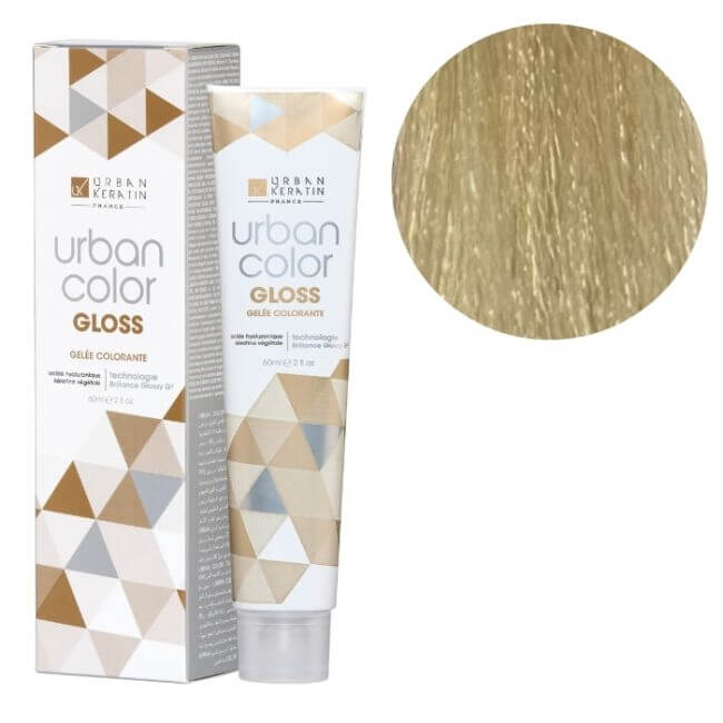 Kleurstofgel zonder ammoniak Urban Color Gloss 10.32 Urban Keratine 60 ml