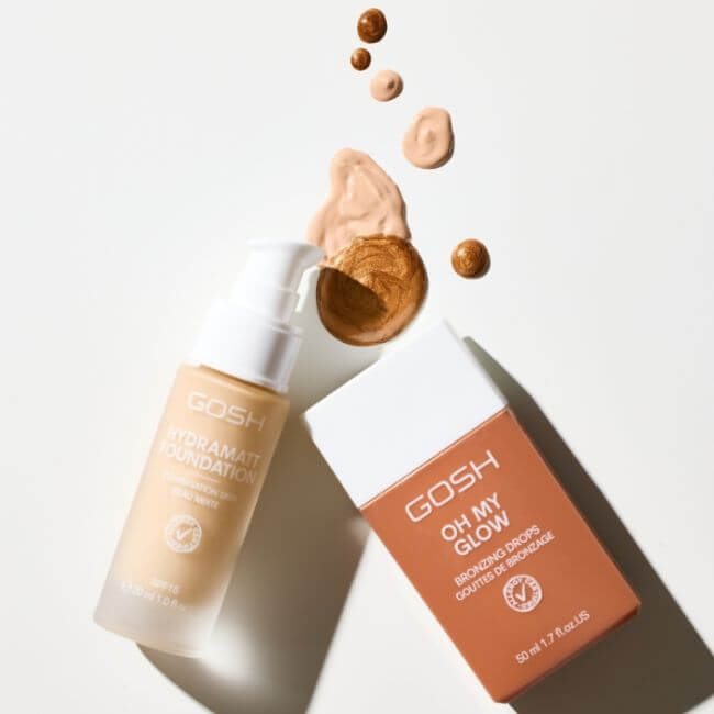 Gotas bronzeadoras brilho solar Oh My Glow 001 Gosh 50ML