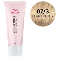 Färbung Gloss Shinefinity 07/3 Burnt Honey von Wella 60ML.