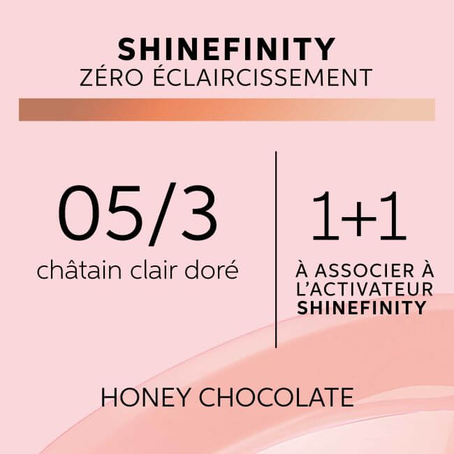 Coloração gloss Shinefinity 05/3 Mel Chocolate Wella 60ML