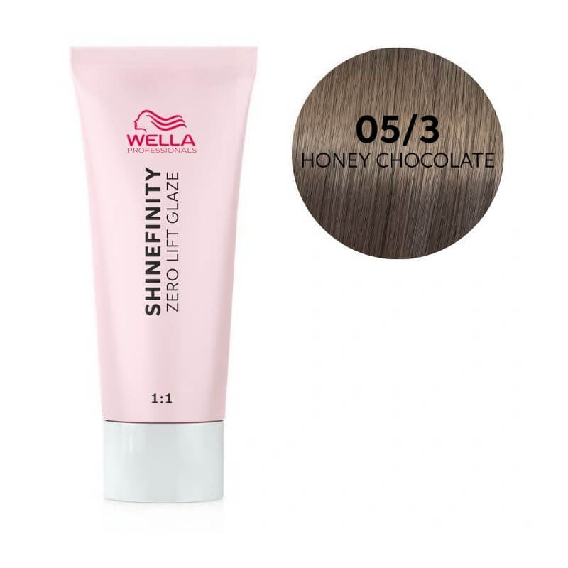 Coloração gloss Shinefinity 05/3 Mel Chocolate Wella 60ML